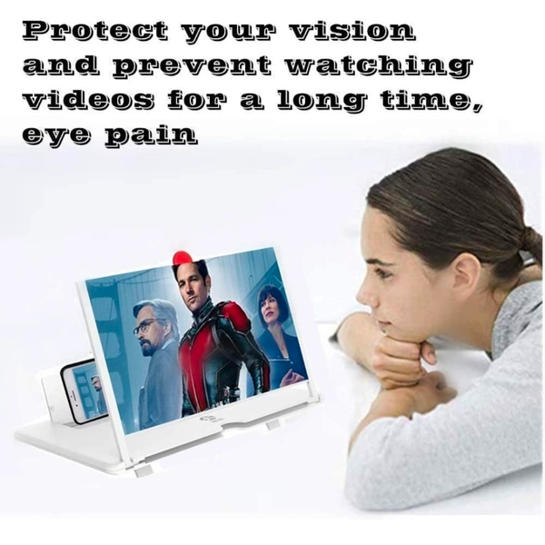 Wild Fox Mobile Phone 3D Screen Magnifier 3D Video Screen Amplifier Eyes Protection Enlarged Expander Support for All Smartphones