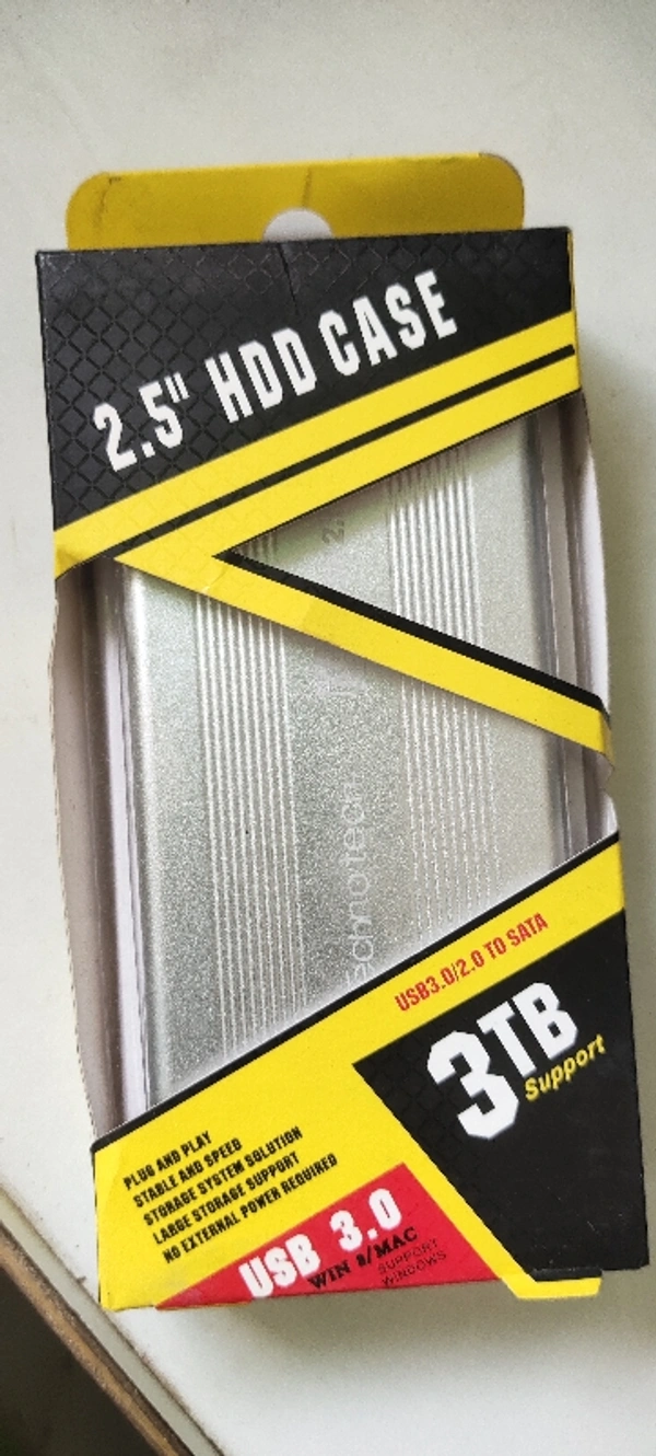 2.5 HDD CASE 3TB Support