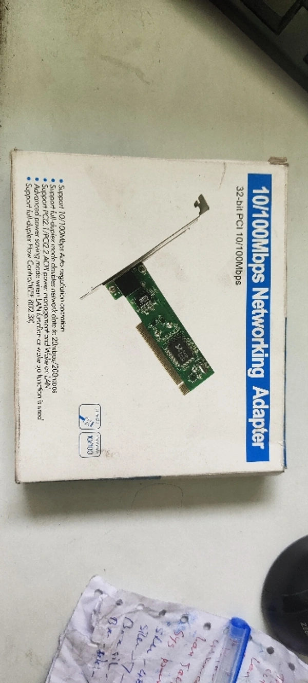 10/10mbps Networking Adapter 32bit Pc
