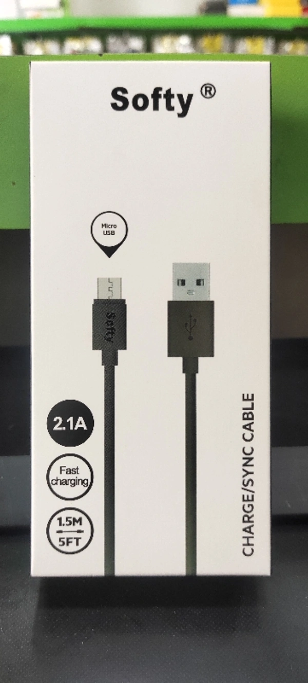 Softy 2.1A 1.5M Micro Cable V8