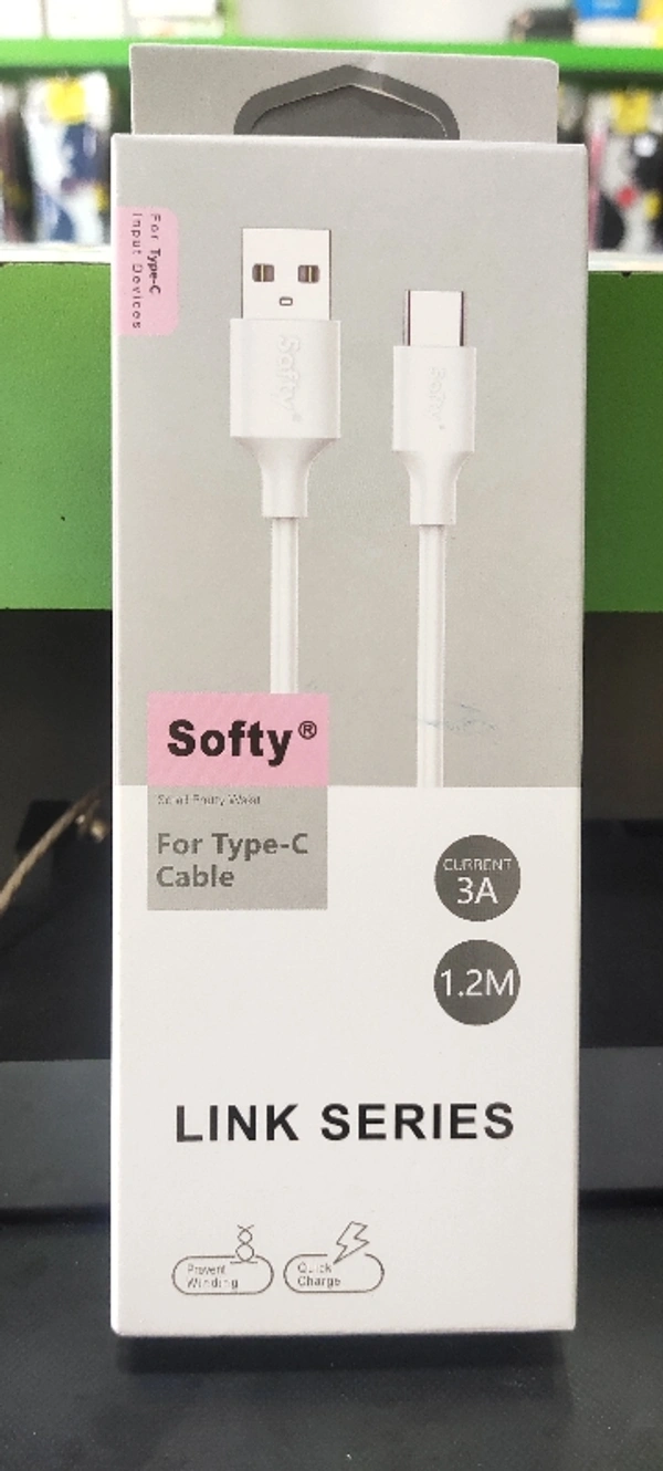 Softy Type C Cable 3A 1.2M Stc450