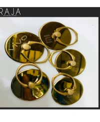 Metal Ring Mobile Stand Holder - Gold