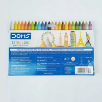 Doms Extra Long Wax Crayons 24 Shades 1U
