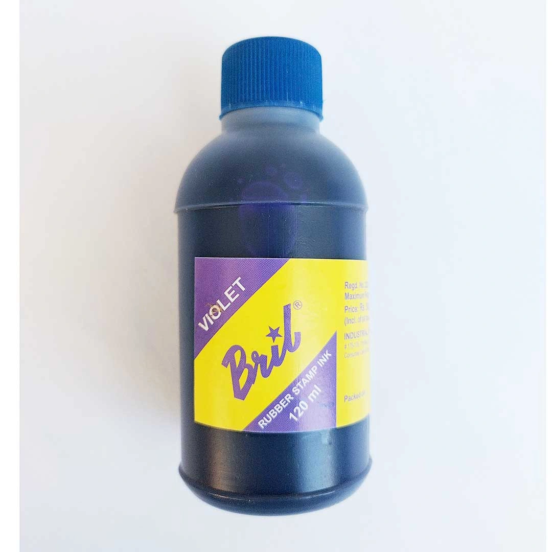 Bril Rubber Stamp Ink Violet 120ml 1U