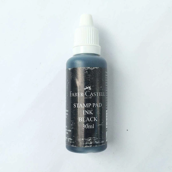 Faber Castell Stamp Pad Ink 30ml Black 1U