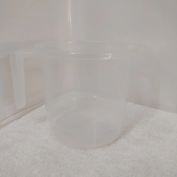1 Ltr Measuring Jar 2 Nos Plastic Transparent Type
