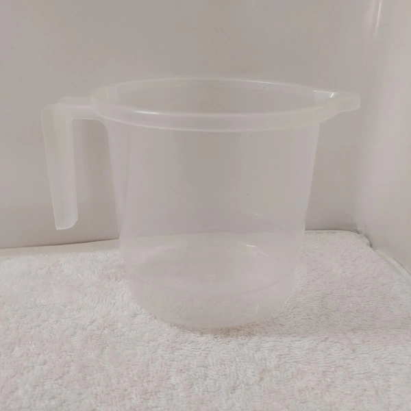 1 Ltr Measuring Jar 2 Nos Plastic Transparent Type