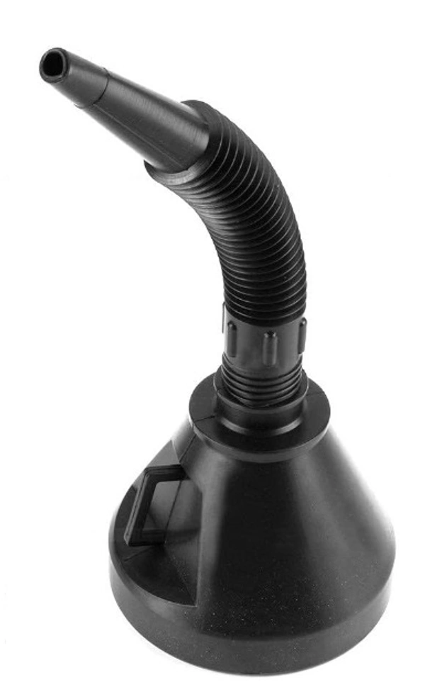 Plastic Funnel (Flexible Spout Type ) 9" Inch Diameter (Make:Groz 7Inch)