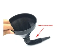 Plastic Funnel (Flexible Spout Type ) 9" Inch Diameter (Make:Groz 7Inch)