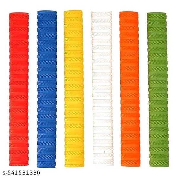 Multicolour Bat Grips (Pack Of 6) - Free Size
