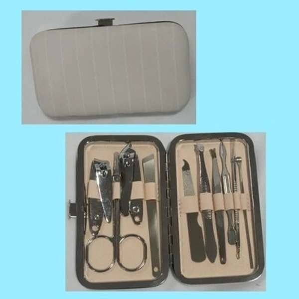 12-IN-1 Stainless Steel Manicure & Pedicure Traveling Grooming Personal Care Tools Kit