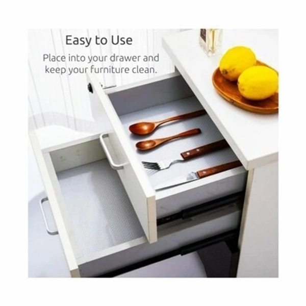 Anti-Slip EVA Mat for Fridge, Kitchen Drawer, Shelf Liner 1.25 meter X 45 Cm - 1 Piece Random Color