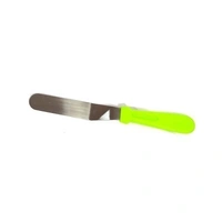 6" Angular Professional Stainless Steel Cake Palette Knife Icing Spatula Variety Set & Cake Decorating Tools - LAX108R10S1
