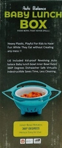 Auto Balance Baby Lunch Box, Magic Baby Bowl that never spills Gyro Bowl