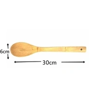 Bamboo Kitchen Tools/Wooden Spatulas - 4Pieces - Pack of 1