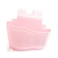 1PC Two sided Hanging Sponge, Soap Holder |  Storage Multipurpose Drainage Bag for Kitchen Sink or Bathroom Tap (Random Color) - A136LXR23S4