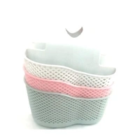 1PC Two sided Hanging Sponge, Soap Holder |  Storage Multipurpose Drainage Bag for Kitchen Sink or Bathroom Tap (Random Color) - A136LXR23S4