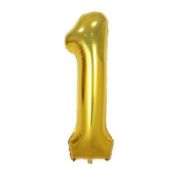 16 Inch Parrot Birthday Party Foil Balloon Number - 1 (Fills With Air or Helium) - RPS1aR21S3