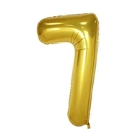 16 Inch Parrot Birthday Party Foil Balloon Number - 7 (Fills With Air or Helium)
