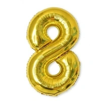16 Inch Parrot Birthday Party Foil Balloon Number - 8 (Fills With Air or Helium) - RPS1hR21S3
