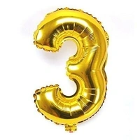 16 Inch Parrot Birthday Party Foil Balloon Number - 3 (Fills With Air or Helium) - RPS1cR21S3