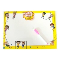 Aryans Write & Wipe Re-Useable White Board - A4 Size