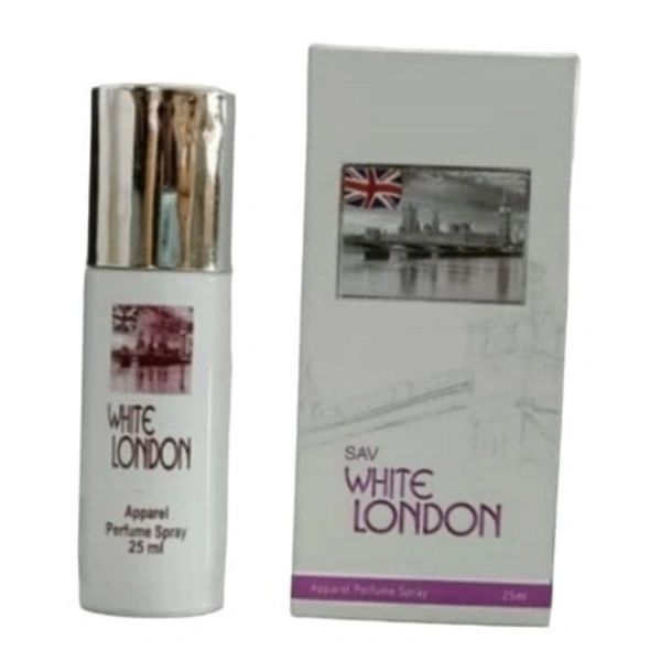 SAV White London Apparel Perfume Spray 25ml - 01119