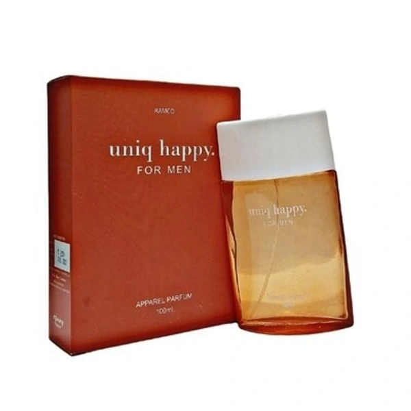 Ramco Uniq Happy For Men Apparel Perfume Spray 100 ml - 01562