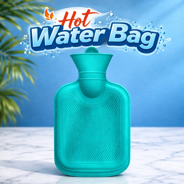 Hot Water Bag for Pain Relief 250ml | Leak-Proof Rubber Heat Bag | Multipurpose Heating Pad for Back Pain, Cramps & Muscle Relief | Durable & Reusable Hot Water Bottle