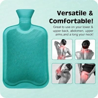 Hot Water Bag for Pain Relief 250ml | Leak-Proof Rubber Heat Bag | Multipurpose Heating Pad for Back Pain, Cramps & Muscle Relief | Durable & Reusable Hot Water Bottle