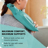 Hot Water Bag for Pain Relief 250ml | Leak-Proof Rubber Heat Bag | Multipurpose Heating Pad for Back Pain, Cramps & Muscle Relief | Durable & Reusable Hot Water Bottle