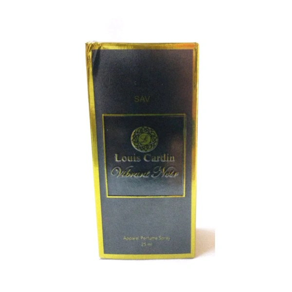 SAV Louis Cardin Vibrant Noir Apparel Perfume Spray 25 ml - 01111