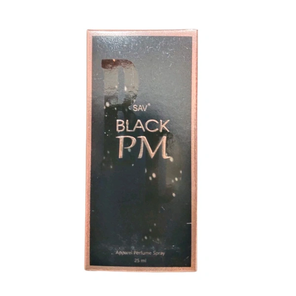 SAV BLACK PM APPAREL PERFUME SPRAY 25ml 