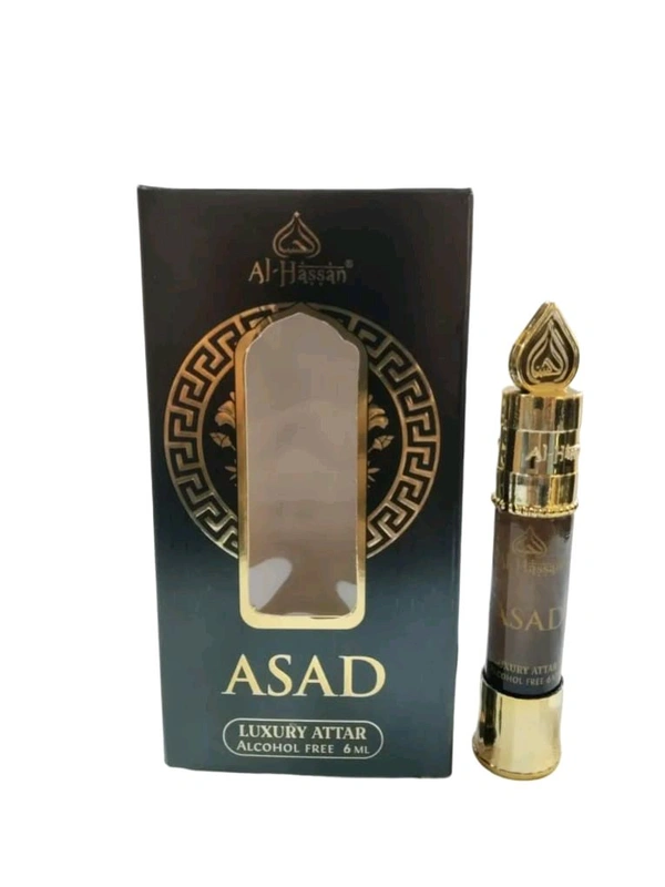 Al -hassan AL-Hassan ASAD Luxury Attar 6ml (Alcohol Free)