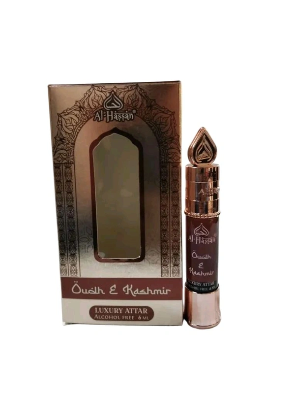 AL-Hassan  Oudh & Kashmir  Luxury Attar 6ml (Alcohol Free)