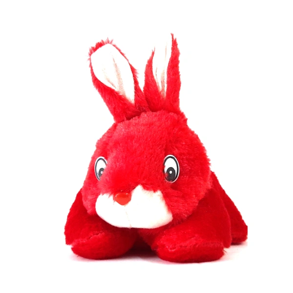 Cute Baby Bunny Soft Toy - Red Colour - 0