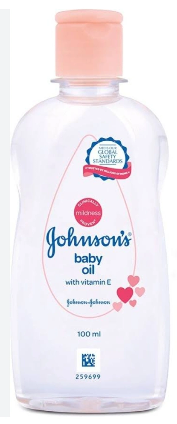 Joshnsons baby oil With Vitamin E 100ml - 0