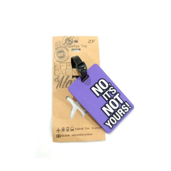 Luggage Tags for Bags Backpacks and Suitcase Random Funny Quote Messages - 1 Piece - 0