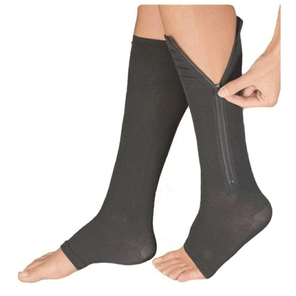 Zip Sox Pair - Free Size(L/XL) for Women - 0.14