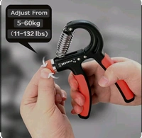 PRO365 Combo of 1 Adjustable Hand Gripper and 2 Finger Gripper Multi Tension 6 Months Warranty Strengthener for Gym Workout Hand Exercise EquipmentColourHand & Finger GripperMaterialSilicone, Plastic Lock Plates, Nylon Velcro Strap | MetalBrandPRO365StyleParent-FingerGrip&NewHandGripTension Level60 LbsProduct Dimensions16L x 10W CentimetersHand Extension Exerciser: Our PRO365 finge - Black, 4cm