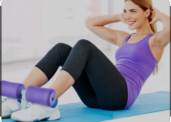 Sit-Up Bar With Foam Handle and Rubber Suction Seat Up Fitness Equipment Sit-ups and Push-ups Assistant Device For Weight Lose Gym Workout Abdominal Curl Exercise Work50%off - Black, 8 Centimeter