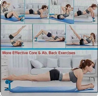 Sit-Up Bar With Foam Handle and Rubber Suction Seat Up Fitness Equipment Sit-ups and Push-ups Assistant Device For Weight Lose Gym Workout Abdominal Curl Exercise Work50%off - Black, 8 Centimeter