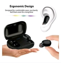 Earbud Free Colour Black Earbub With Full Base - Black, 6 Inches