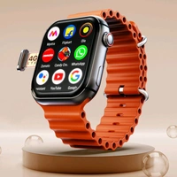 Smart Watch Fitness Health Heartbeat Count Footsteps Count Running Gym And Best Wallpapers For Energier - Black, 9 Inches