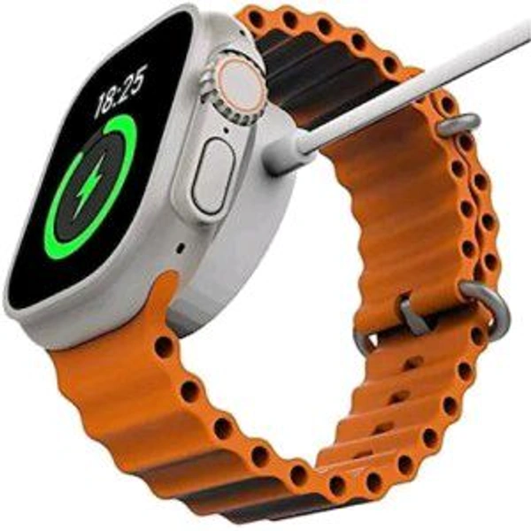 Smart Watch Fitness Health Heartbeat Count Footsteps Count Running Gym And Best Wallpapers For Energier - Red, 9 Inches