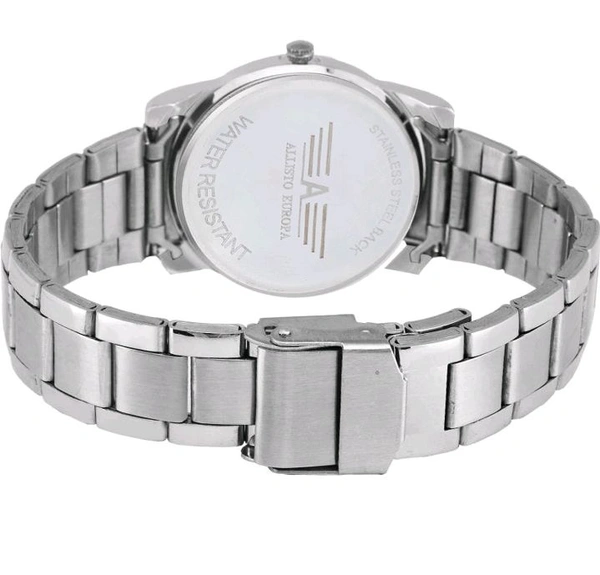 Formal Watch Men Watch Formal For Wadding Party And Office Wear Silver Colour - White, 21 Inch
