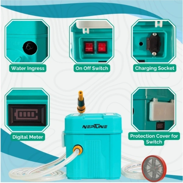 Neptune Double Battery Portable Sprayer - Lead Acid