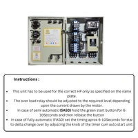Meeco 17.5/20HP SASD Three Phase Control Panel With Auto