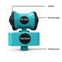 Nexleen 360 degree DC Siren with 90W rechargable laser light with waterproof technology