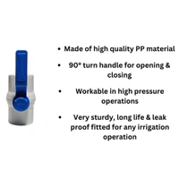 Kothari PP Ball Valve - 140MM - 5"Inch